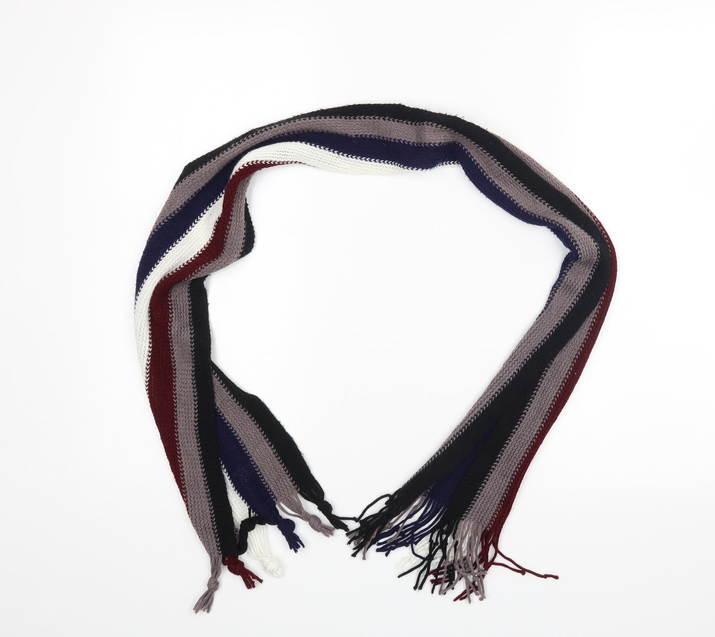 Preworn Unisex Multicoloured Striped   Scarf