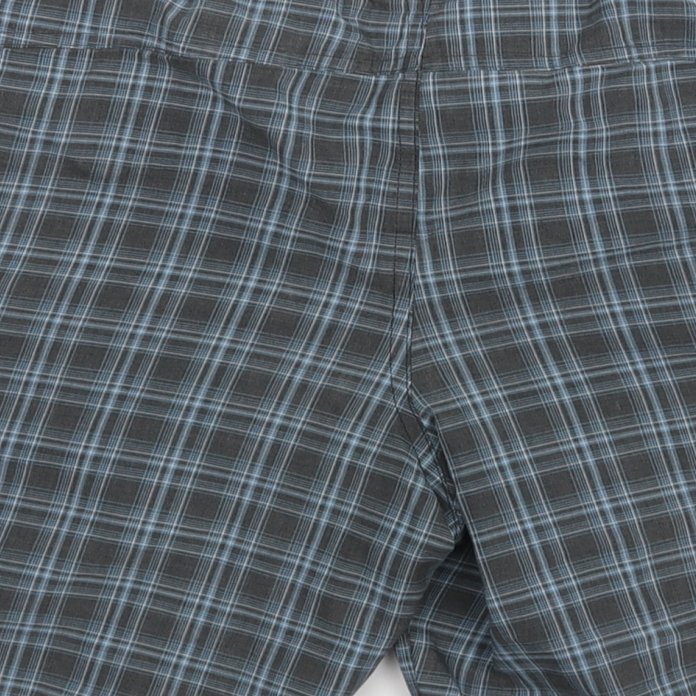 adidas Mens Blue Check   Shorts Size L - Swim shorts