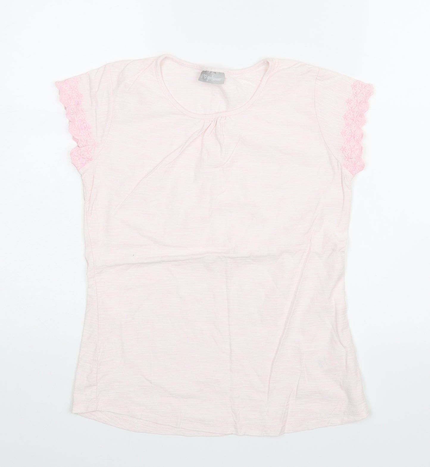 I Love Girlswear Girls Pink   Basic Blouse Size 12-13 Years