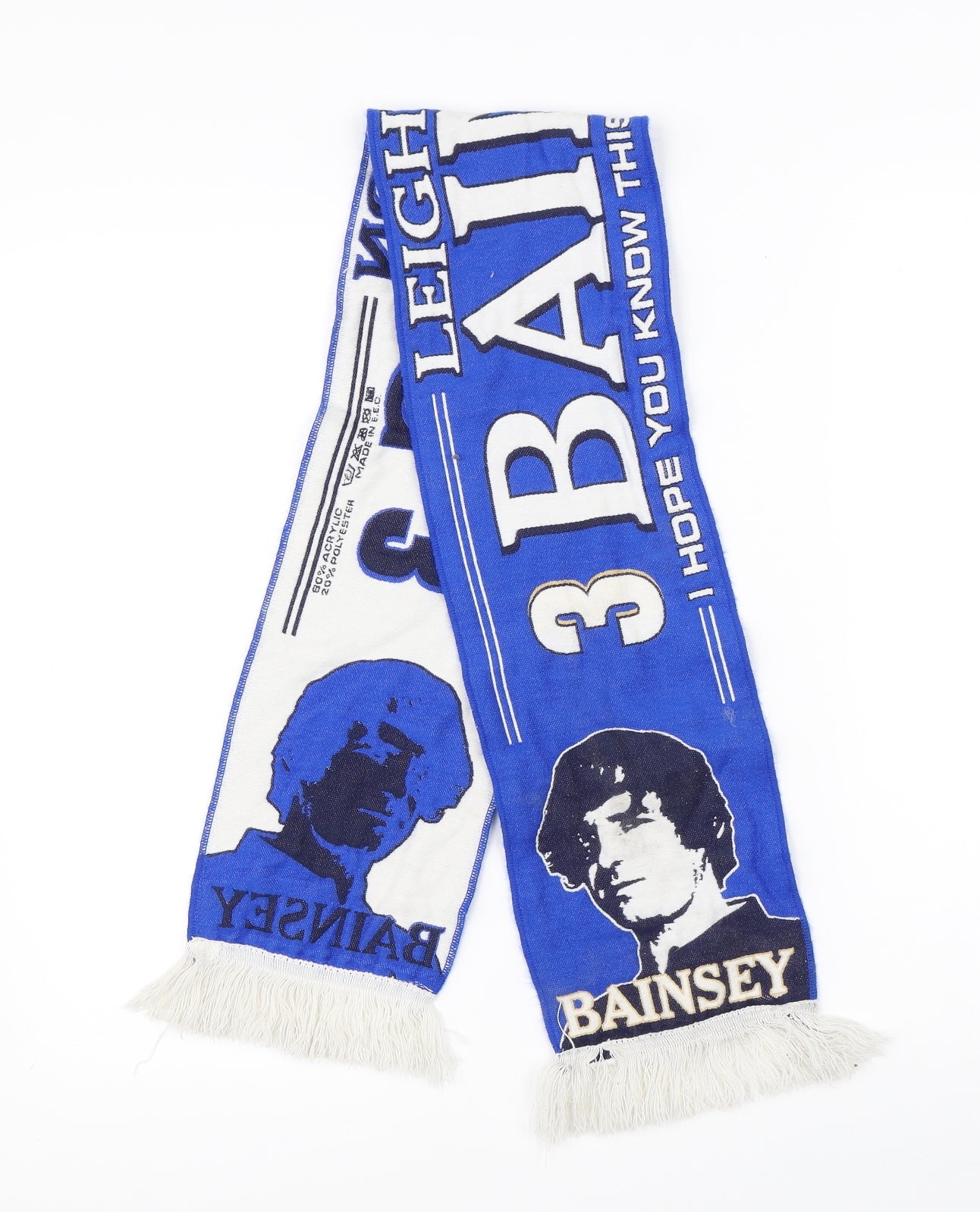 Preworn Football Scarf 53 in 8 in - leighton baines