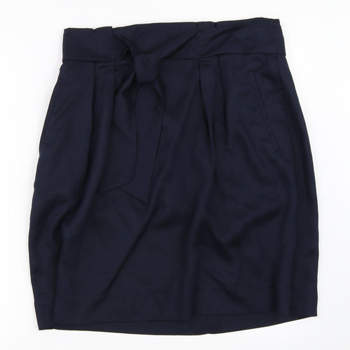 H&M Womens Blue   Skater Skirt Size 10