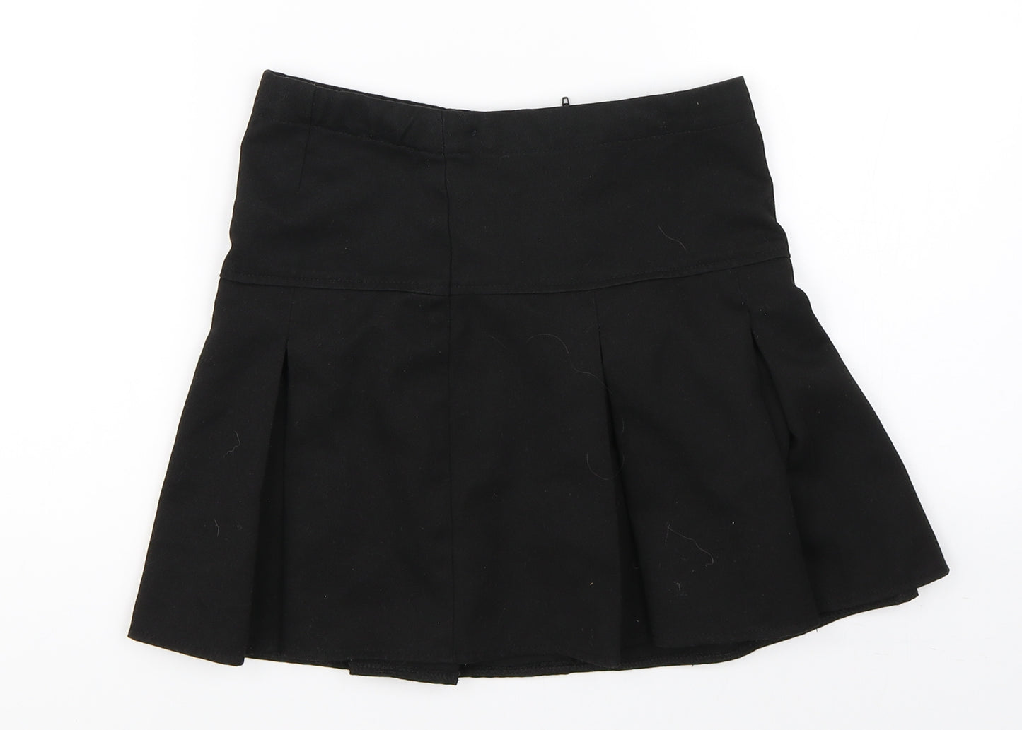 Next School Girls Black   Skater Skirt Size 8 Years - school
