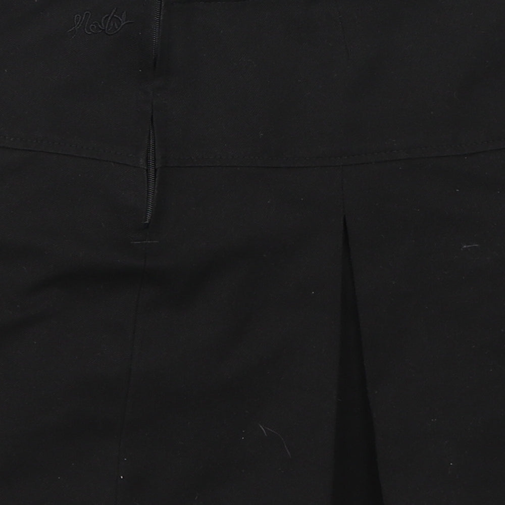 Next School Girls Black   Skater Skirt Size 8 Years - school