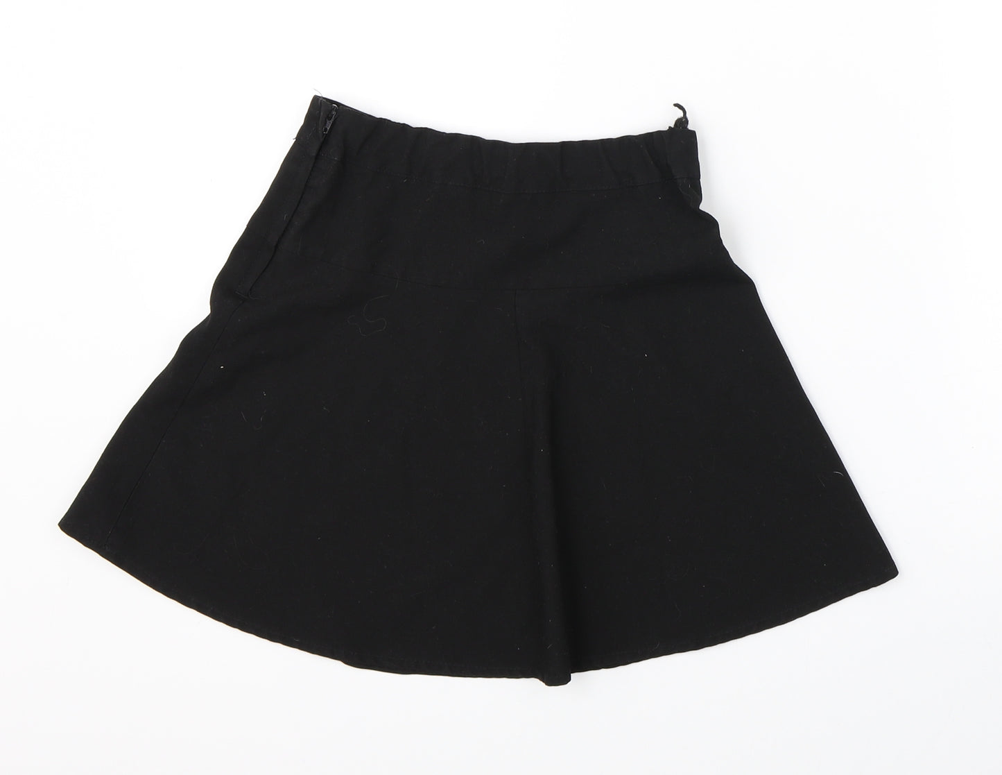 George Girls Black   Skater Skirt Size 7-8 Years