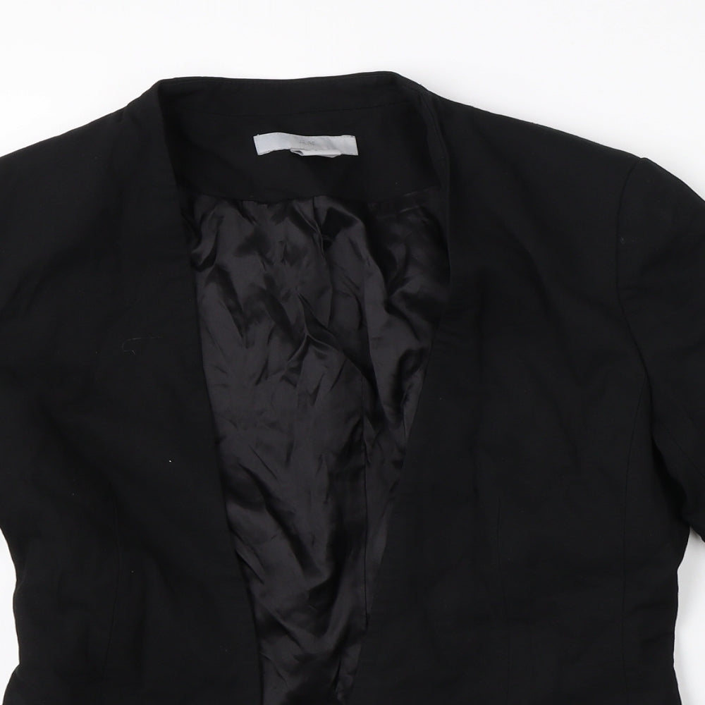 H&M Womens Black   Jacket Blazer Size 8