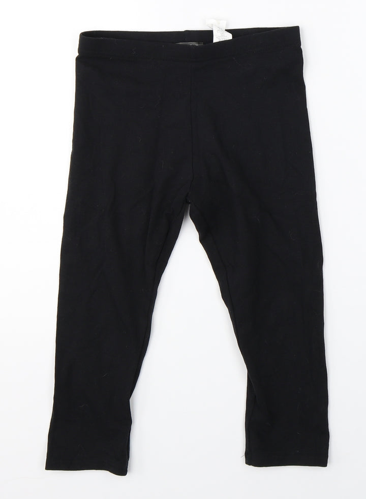 Primark Girls Black Jogger Trousers Size 11-12 Years