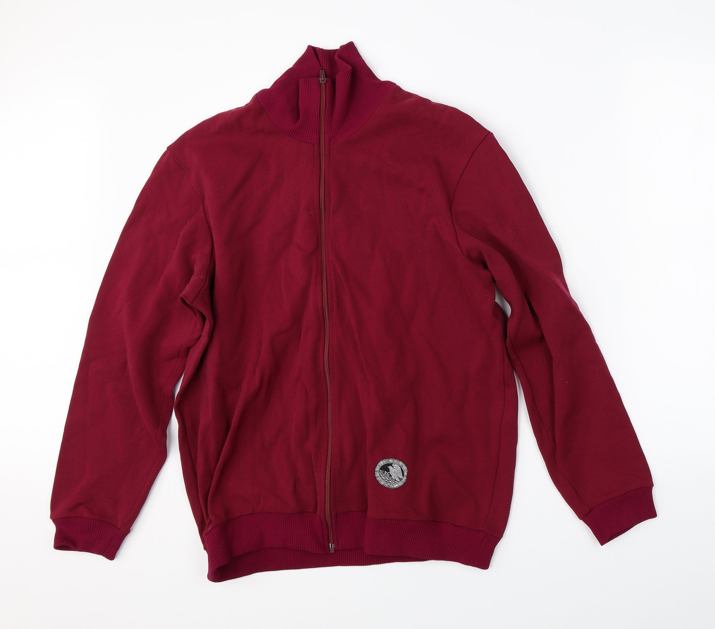 Preworn Mens Red   Full Zip Jumper Size S