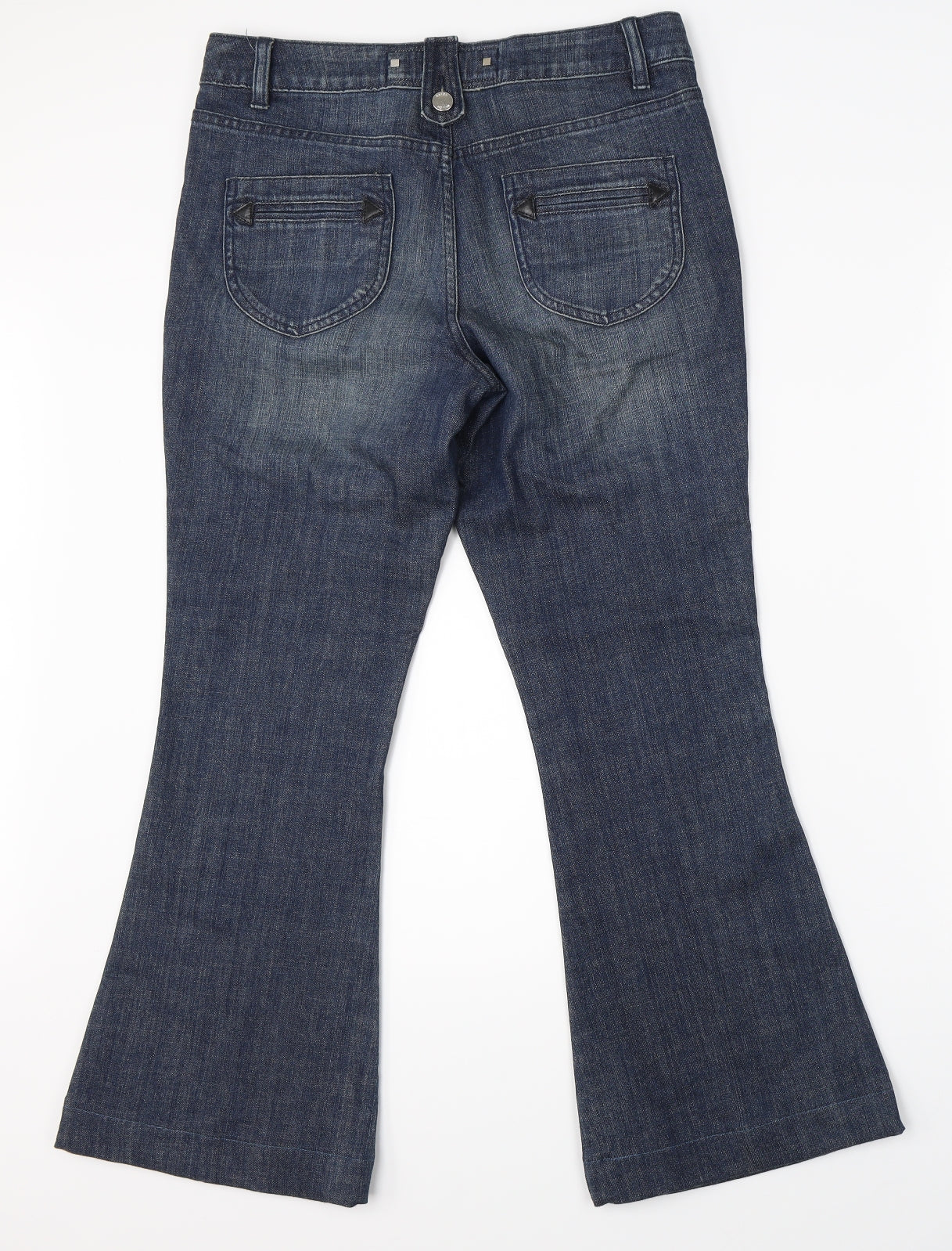 Karen Miller Womens Black  Denim Bootcut Jeans Size 12 L27 in