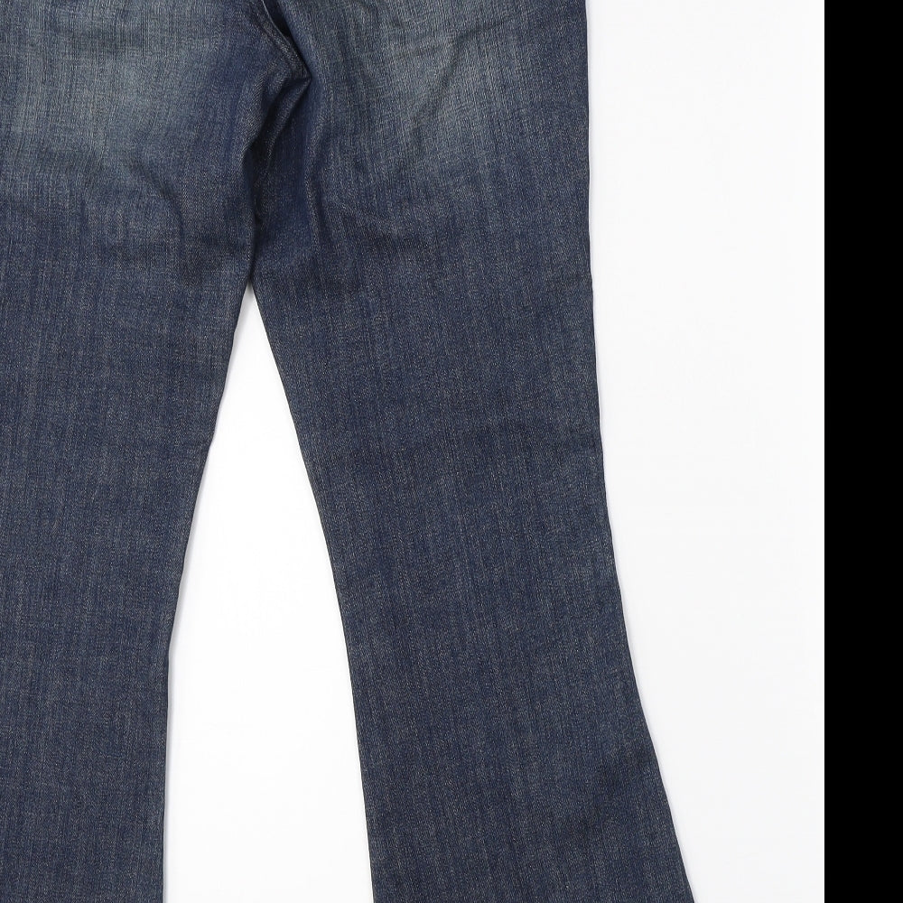 Karen Miller Womens Black  Denim Bootcut Jeans Size 12 L27 in