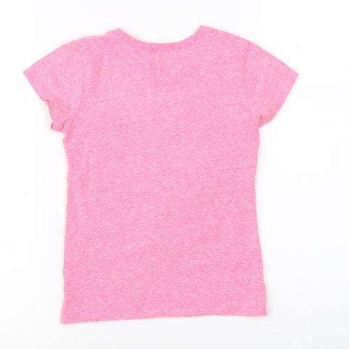 Place Girls Pink   Basic T-Shirt Size 4 Years