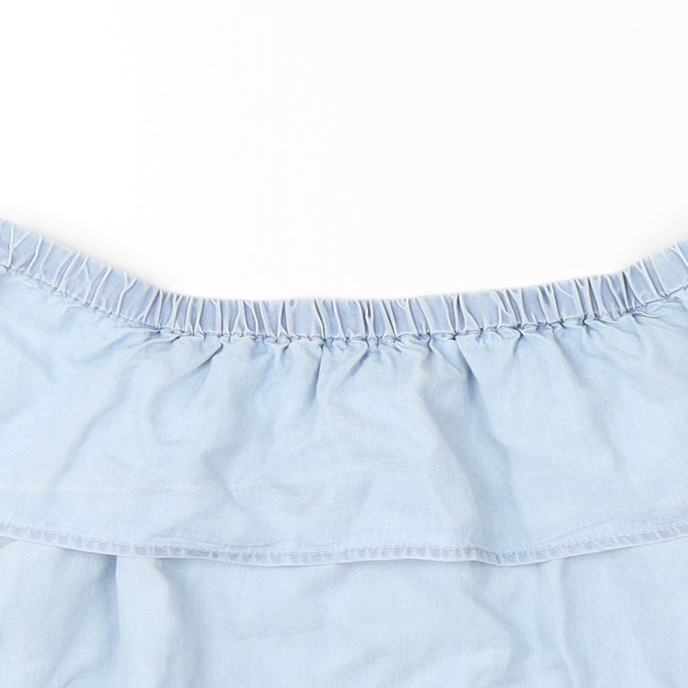 New Look Girls Blue   Basic Blouse Size 13 Years