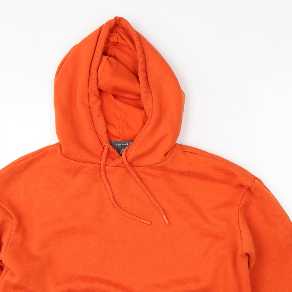 Primark Mens Orange   Pullover Hoodie Size XS