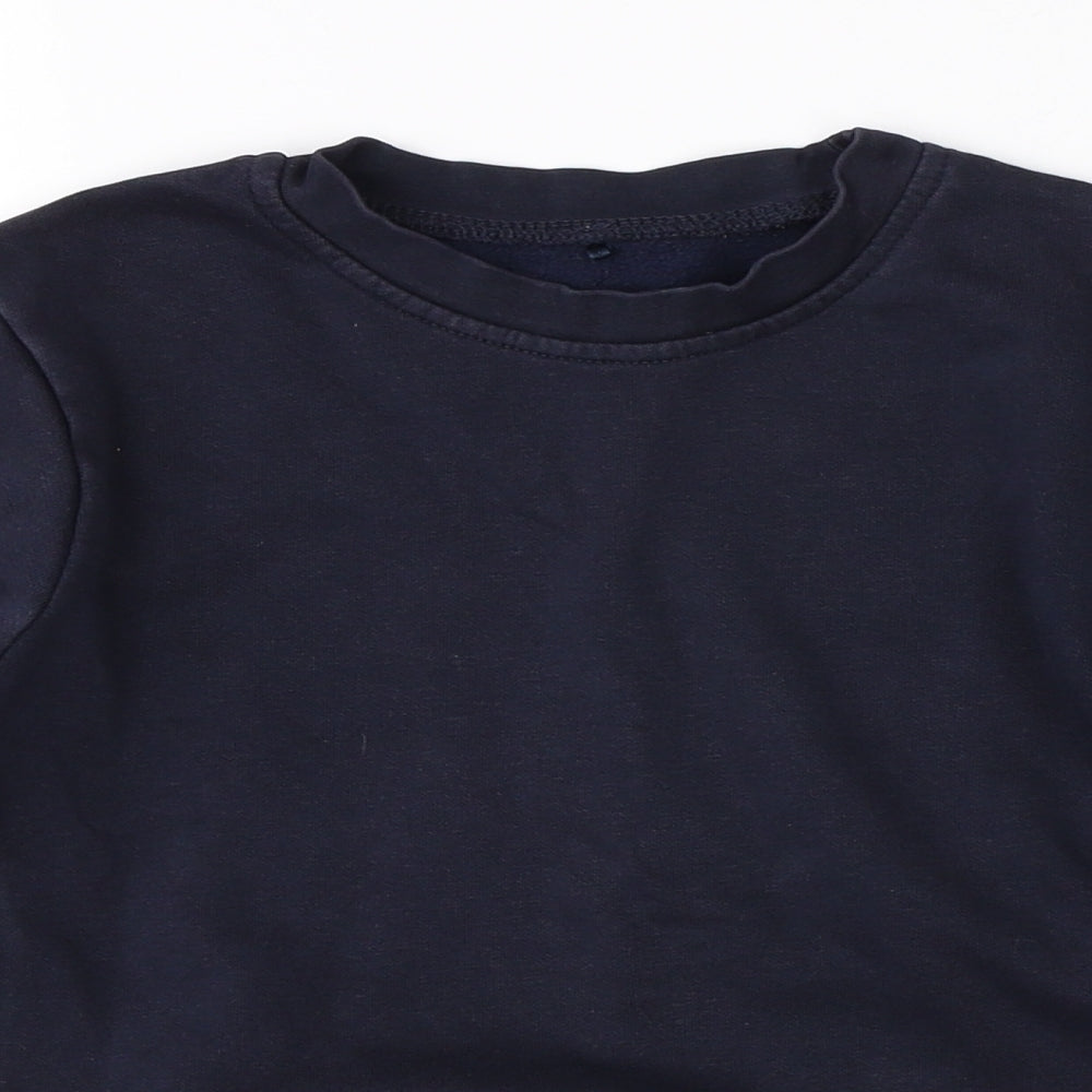 George Girls Blue   Pullover Sweatshirt Size 6-7 Years