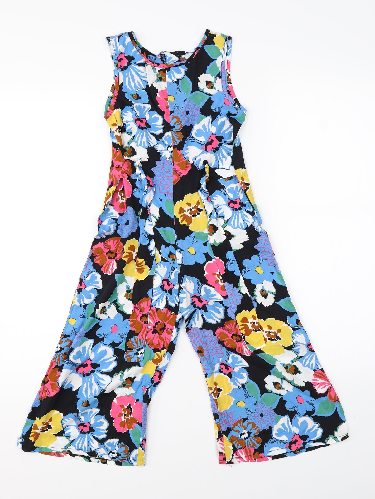 TU Girls Multicoloured Floral  Jumpsuit One-Piece Size 6-7 Years