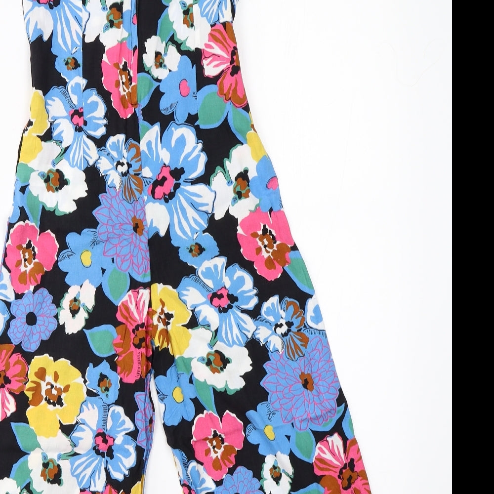 TU Girls Multicoloured Floral  Jumpsuit One-Piece Size 6-7 Years
