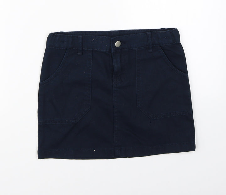 Anko Girls Blue   A-Line Skirt Size 7 Years