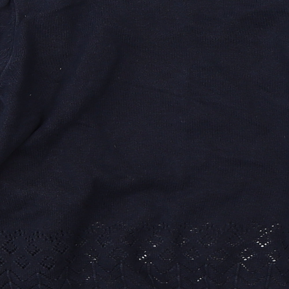 TU Girls Blue   Cardigan Jumper Size 6 Years