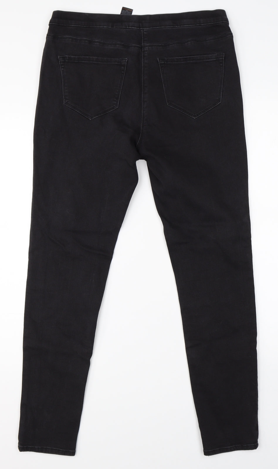 NEXT Womens Black  Denim Jegging Jeans Size 16 L27 in
