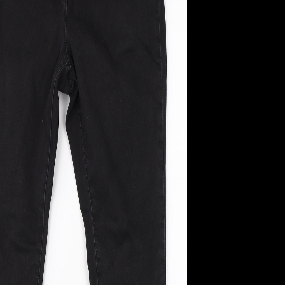NEXT Womens Black  Denim Jegging Jeans Size 16 L27 in