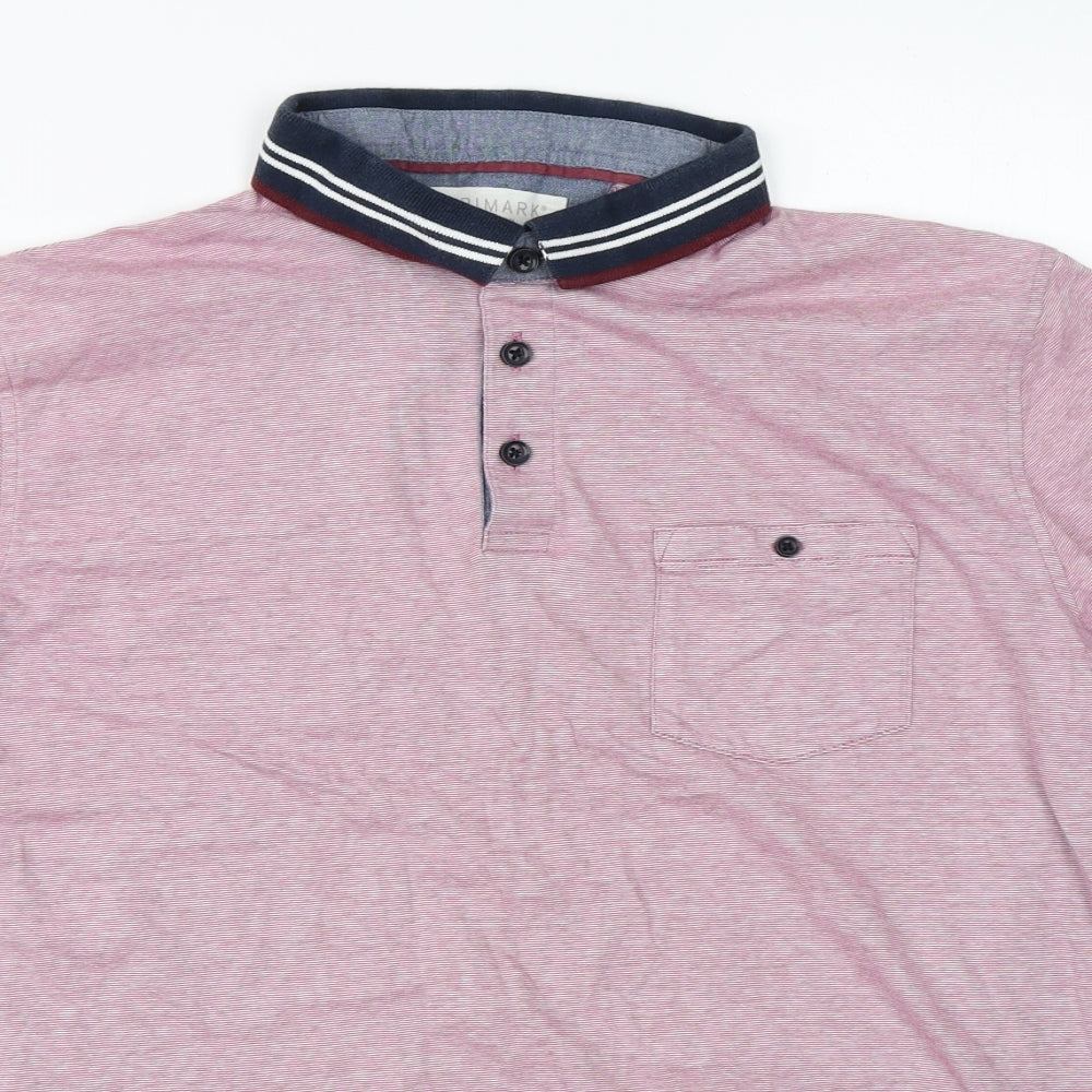 Primark Mens Pink    Polo Size M