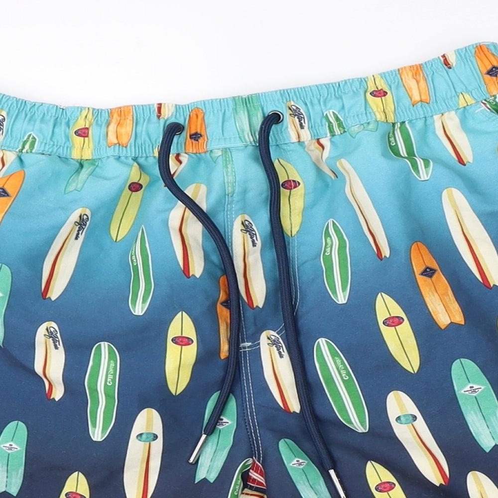 NEXT Mens Blue   Athletic Shorts Size S - swim beach