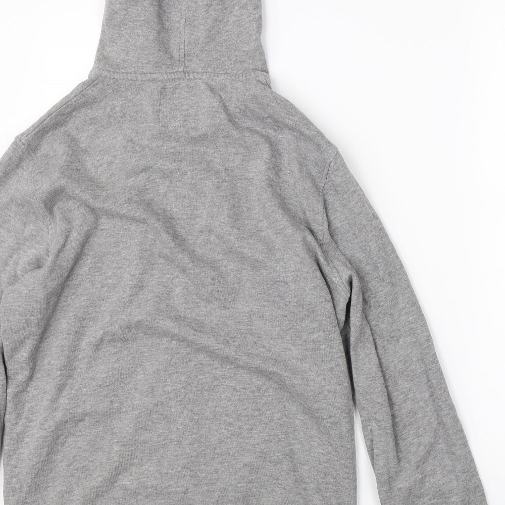 Jack Jones Mens Grey   Full Zip Hoodie Size S