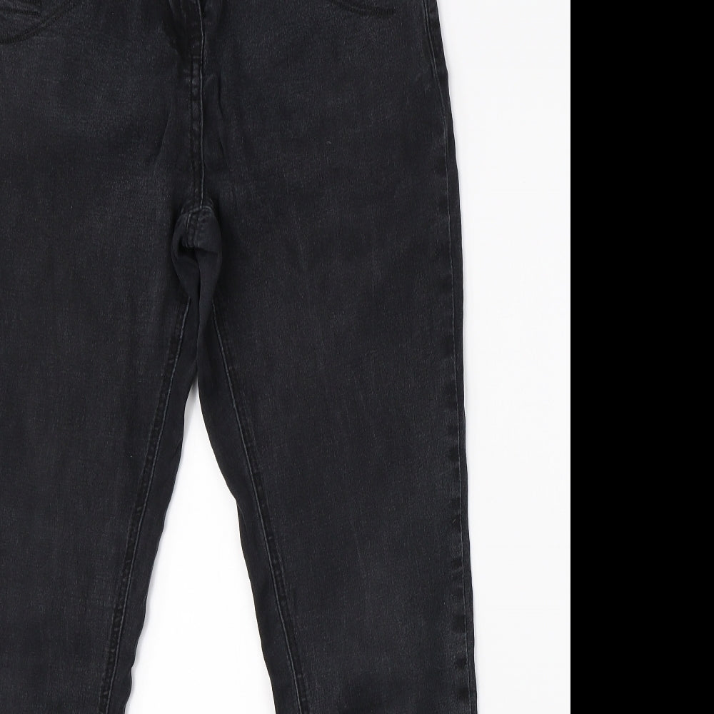 George Womens Black  Denim Skinny Jeans Size 16 L28 in