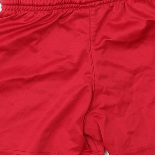 FCB Boys Red    Shorts Size 6 Years - FCB