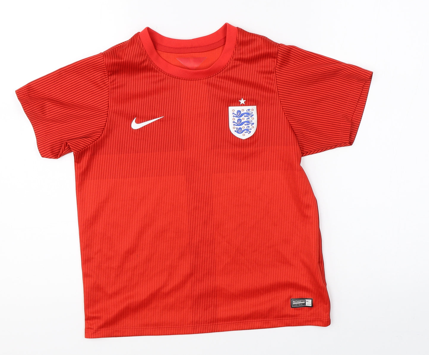 Nike Boys Red   Basic T-Shirt Size 7-8 Years  - football