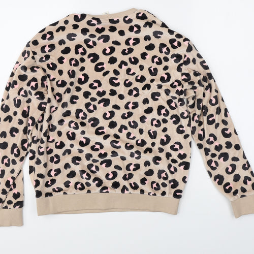 Marks & Spencer Girls Beige Animal Print   Pyjama Top Size 13-14 Years