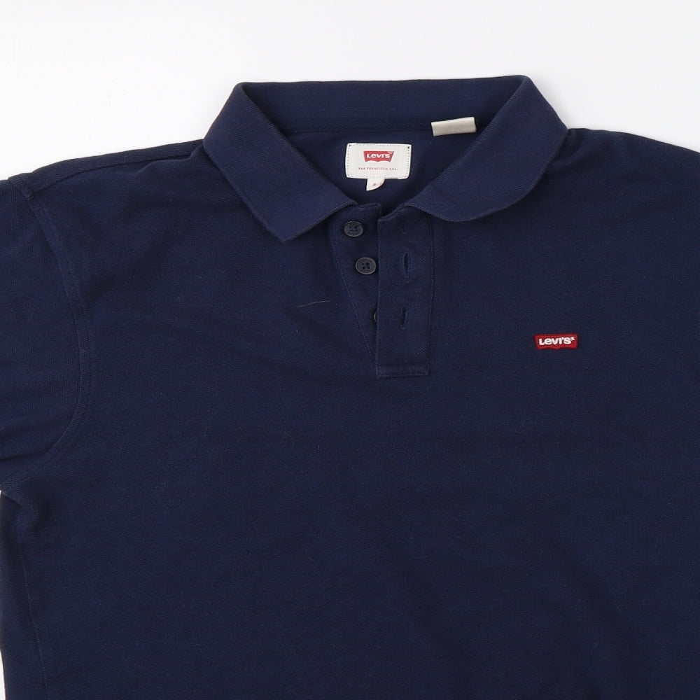 Levis Mens Blue    Polo Size S