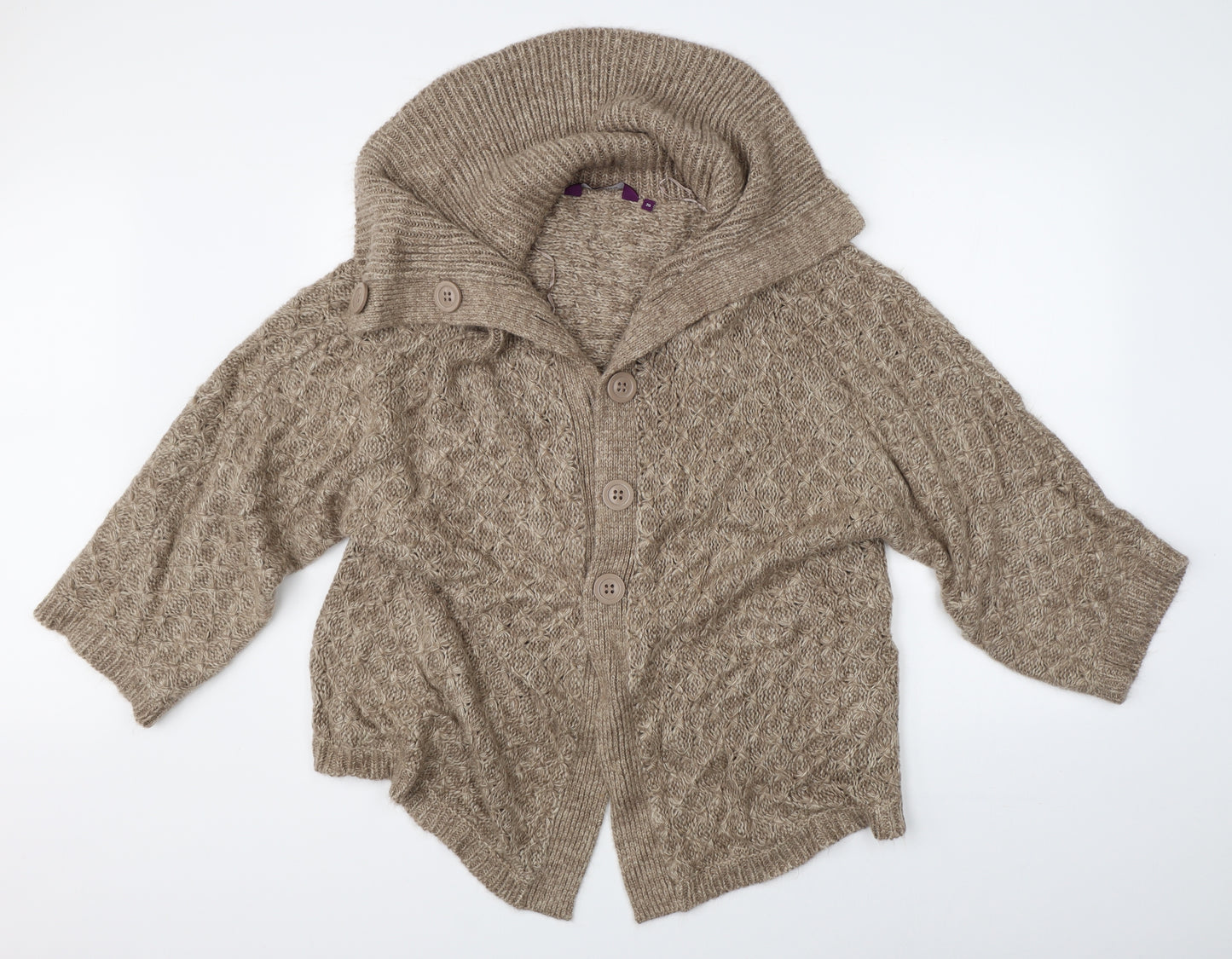 Inspire Womens Beige  Knit Cardigan Jumper Size 20