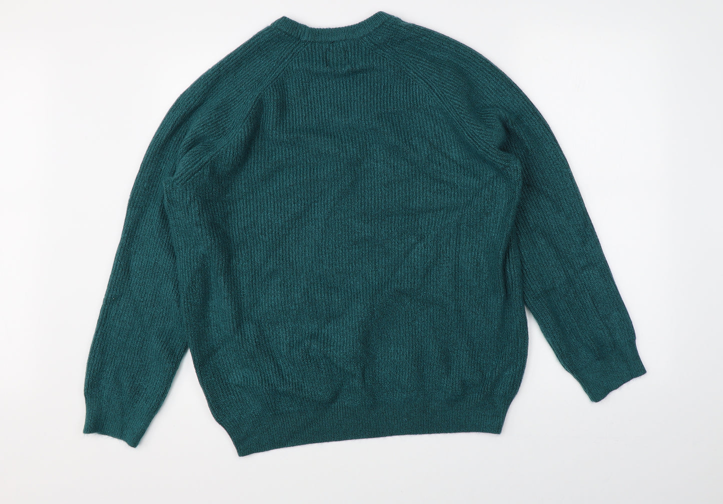 Marks & Spencer Mens Green  Knit Pullover Jumper Size 2XL