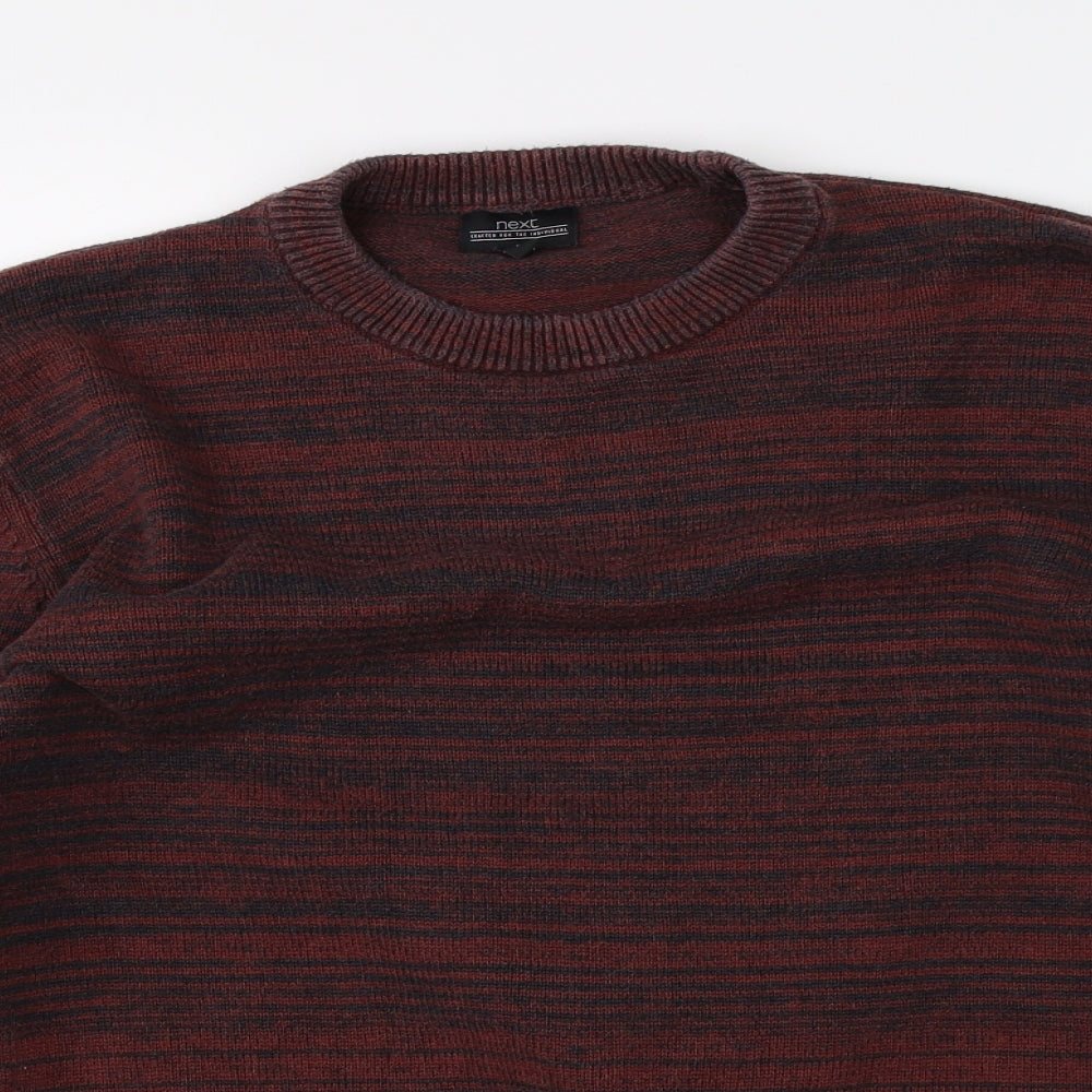 NEXT Mens Red   Pullover Jumper Size L