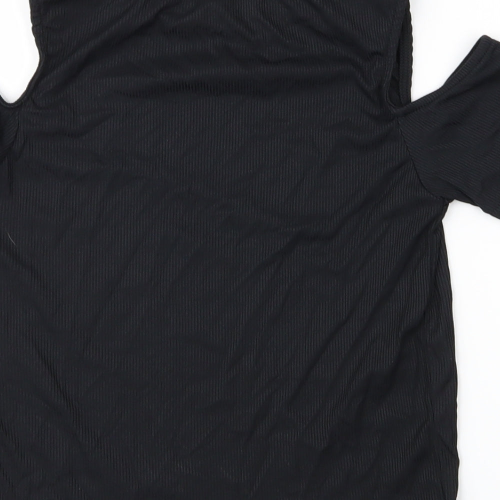 Preworn Womens Black   Basic Tank Size S