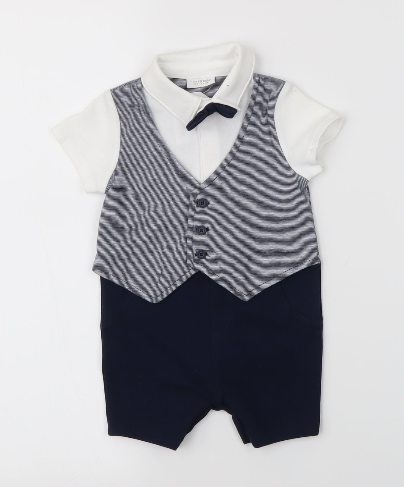 NEXT Boys Blue   Bodysuit Outfit/Set Size 3-6 Months  - Formal