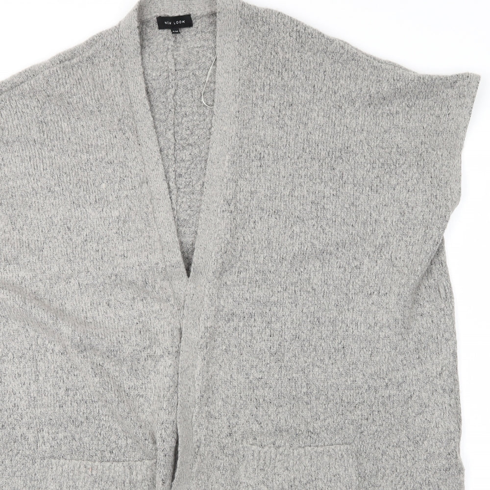 New Look Womens Grey   Cardigan Jumper Size M