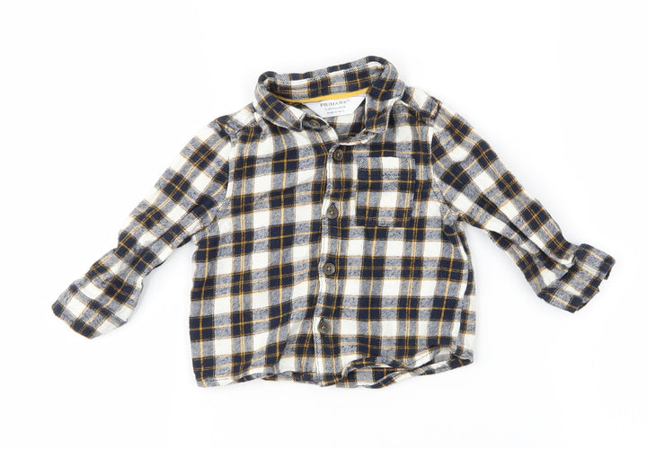 Primark Boys Multicoloured Check Basic Button-Up Size 3-6 Months