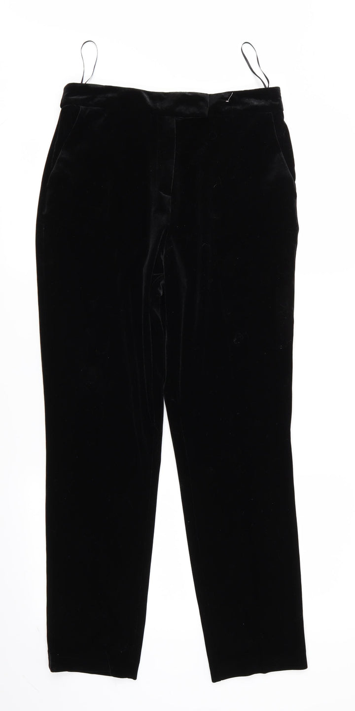 TU Womens Black Trousers Size 8 L36 in