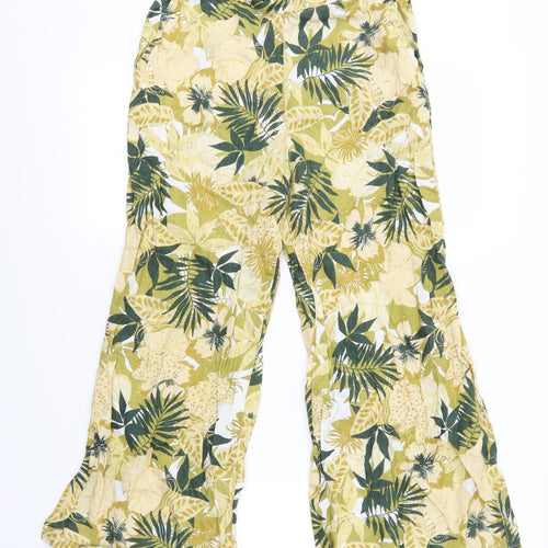 Tahari Womens Multicoloured Floral  Trousers  Size S L32 in