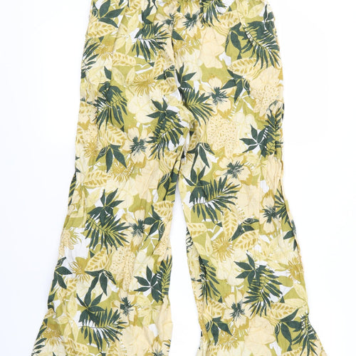 Tahari Womens Multicoloured Floral  Trousers  Size S L32 in