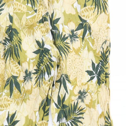 Tahari Womens Multicoloured Floral  Trousers  Size S L32 in