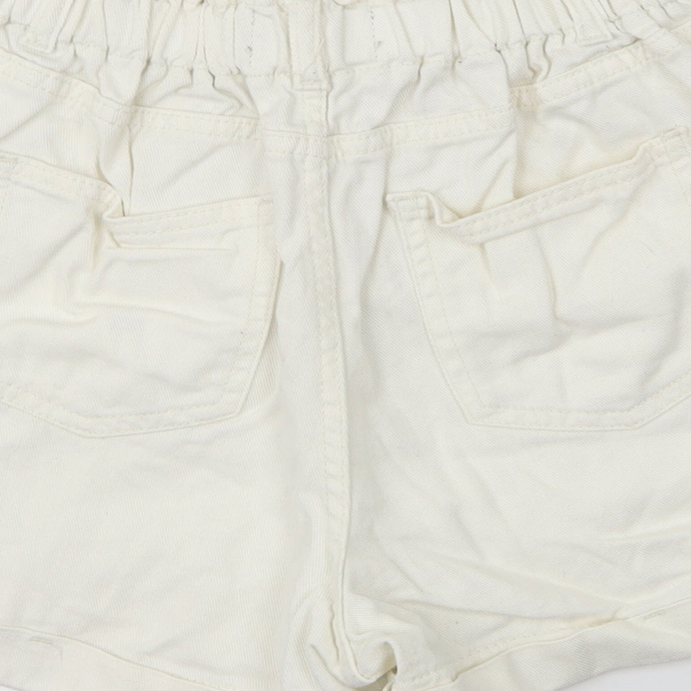 Denim Womens White   Dungaree Shorts Shorts Size 12