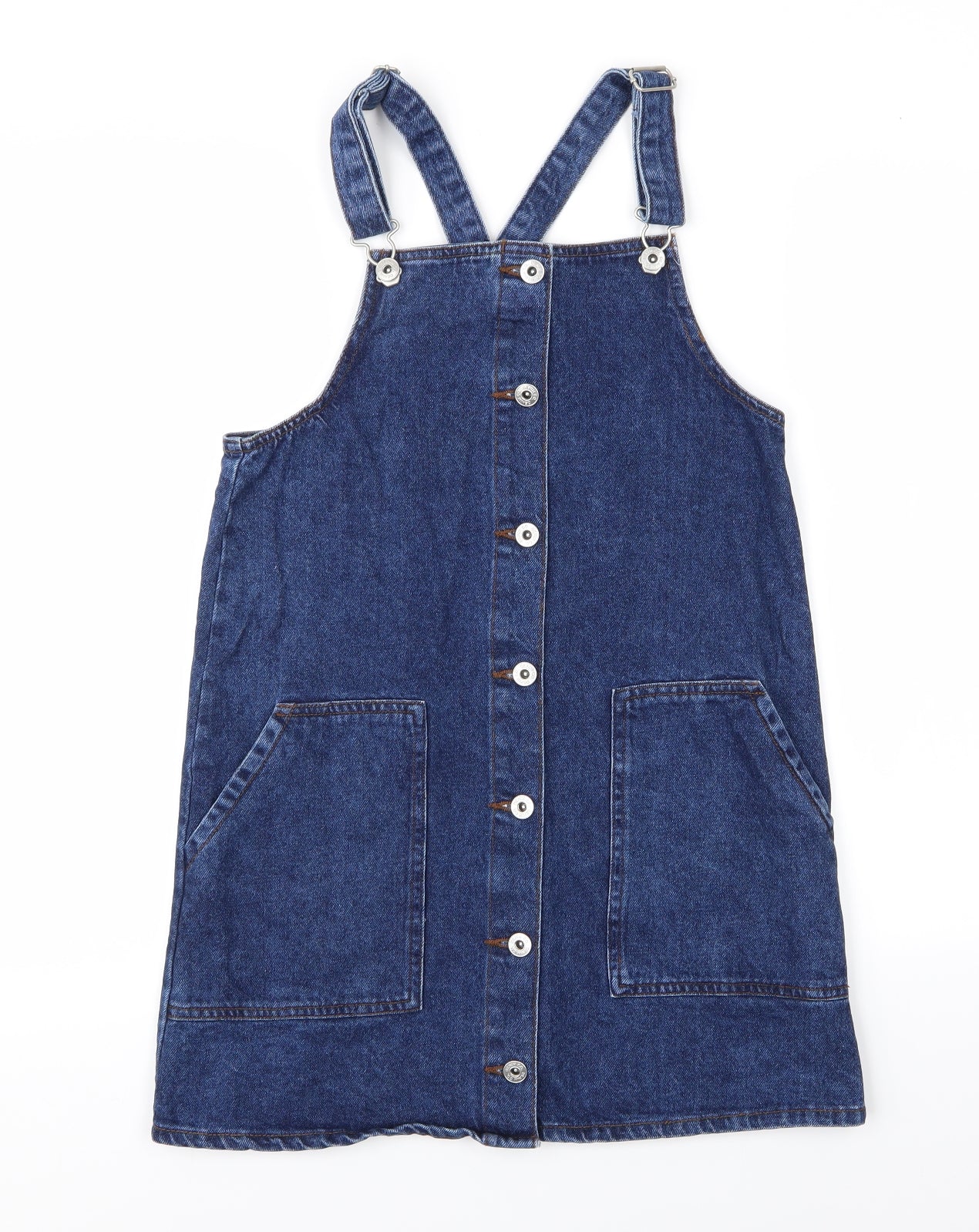 Denim Co. Girls Blue   Dungaree One-Piece Size 13-14 Years