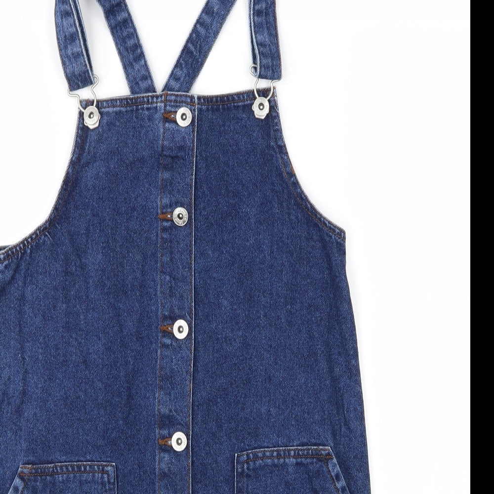 Denim Co. Girls Blue   Dungaree One-Piece Size 13-14 Years