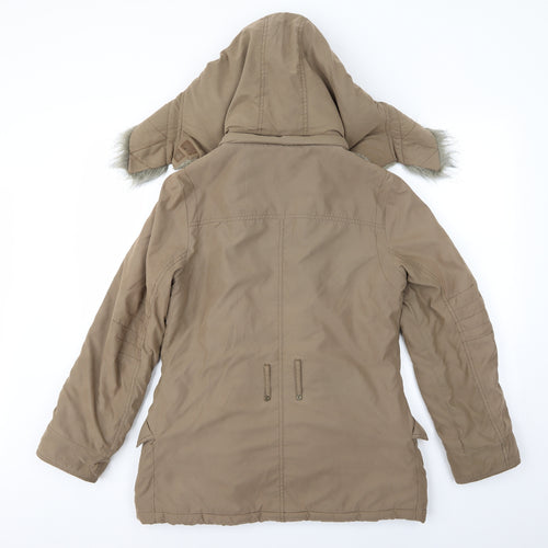 NEXT Womens Brown   Overcoat Coat Size 12