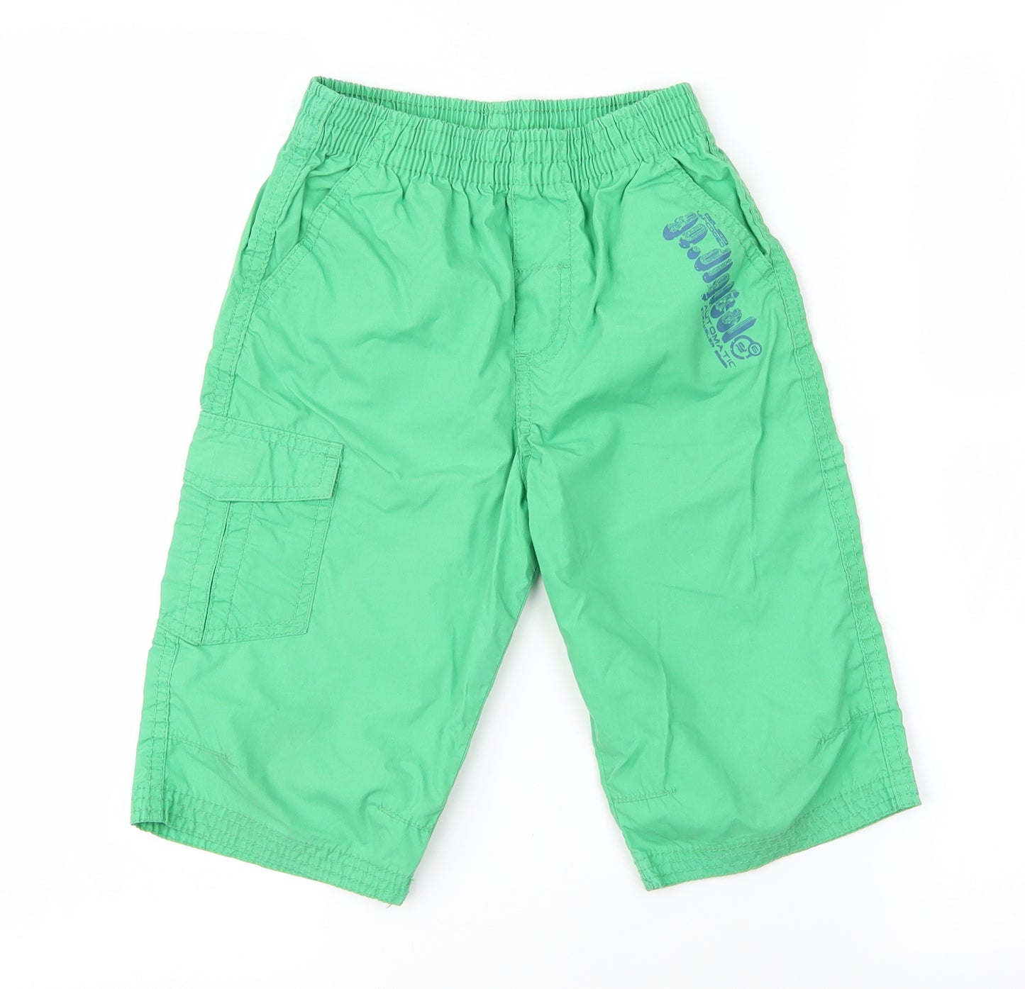 Woolworths Boys Green   Sweat Shorts Size 6-7 Years