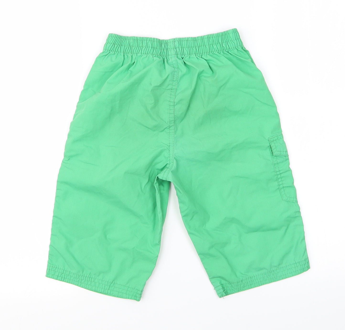 Woolworths Boys Green   Sweat Shorts Size 6-7 Years