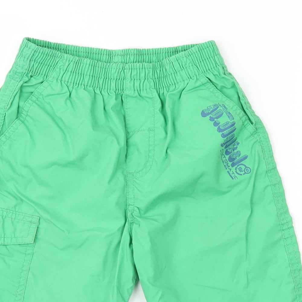 Woolworths Boys Green   Sweat Shorts Size 6-7 Years