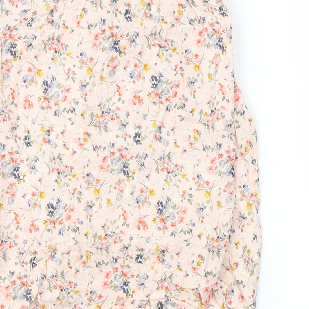 NEXT Girls Pink Floral  Basic Button-Up Size 16 Years